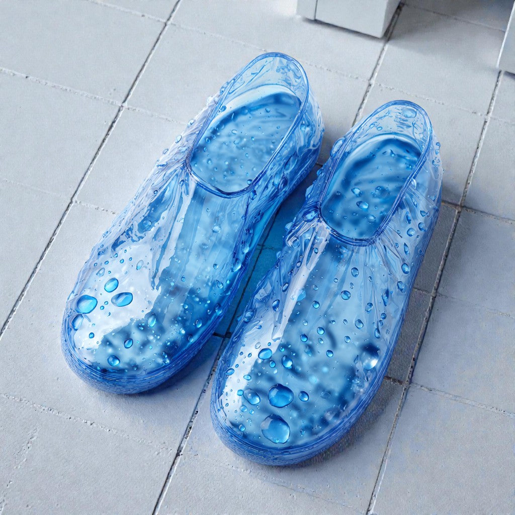 Tucky Waterproof Heavy-Duty PE Shoe Covers